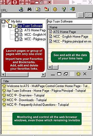 ATS MultiPage Control Center Screenshot